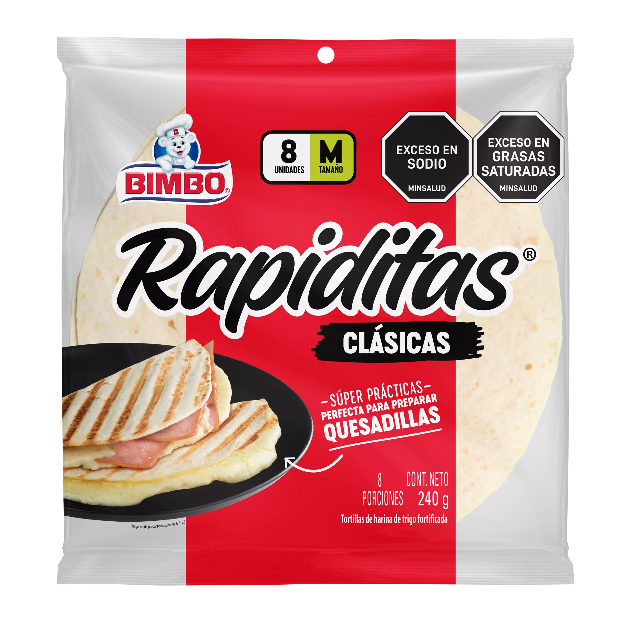 Tortillinas rapiditas frente Tortillinas rapiditas frente