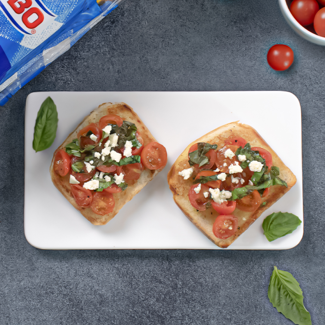 Bruschettas frescas en Tapos